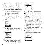 Preview for 38 page of Sony ICD-UX200 - Digital Flash Voice Recorder Operating Instructions Manual