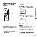 Preview for 47 page of Sony ICD-UX200 - Digital Flash Voice Recorder Operating Instructions Manual