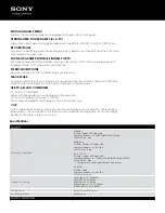 Preview for 2 page of Sony ICD-UX512BLK Specifications