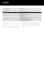 Preview for 4 page of Sony ICD-UX512BLK Specifications