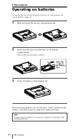 Preview for 8 page of Sony ICF-SW7600GR - Portable Radio Operating Instructions Manual