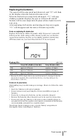 Preview for 9 page of Sony ICF-SW7600GR - Portable Radio Operating Instructions Manual