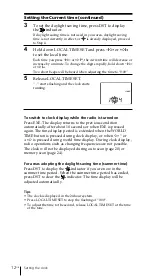 Preview for 12 page of Sony ICF-SW7600GR - Portable Radio Operating Instructions Manual