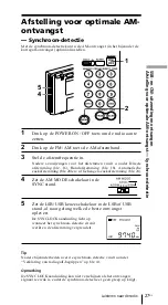 Preview for 187 page of Sony ICF-SW7600GR - Portable Radio Operating Instructions Manual