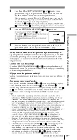 Preview for 189 page of Sony ICF-SW7600GR - Portable Radio Operating Instructions Manual