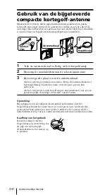 Preview for 194 page of Sony ICF-SW7600GR - Portable Radio Operating Instructions Manual