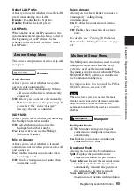 Preview for 65 page of Sony Ipela PCS-XG80 Operating Instructions Manual