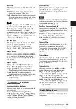 Preview for 69 page of Sony Ipela PCS-XG80 Operating Instructions Manual