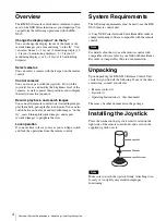 Preview for 4 page of Sony Ipela RM-NS10 Operating Instructions Manual