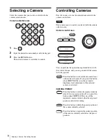 Preview for 8 page of Sony Ipela RM-NS10 Operating Instructions Manual