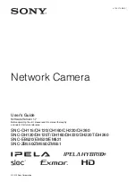 Sony IPELA SNC-CH220 User Manual preview