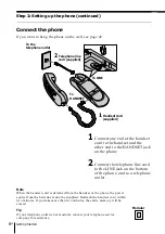 Preview for 8 page of Sony IT-ID20 - Streamline Phone Operating Instructions Manual