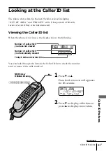 Preview for 31 page of Sony IT-ID20 - Streamline Phone Operating Instructions Manual