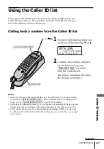 Preview for 35 page of Sony IT-ID20 - Streamline Phone Operating Instructions Manual