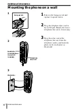 Preview for 42 page of Sony IT-ID20 - Streamline Phone Operating Instructions Manual