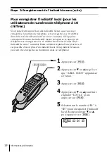 Preview for 58 page of Sony IT-ID20 - Streamline Phone Operating Instructions Manual