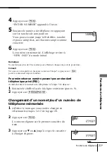 Preview for 67 page of Sony IT-ID20 - Streamline Phone Operating Instructions Manual