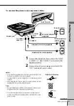 Preview for 9 page of Sony IT-M602 - Telephone With Speaker Phone Operating Instructions Manual