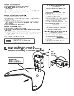 Preview for 3 page of Sony KD-30XS955 Instructions: TV stand Instruction Manual