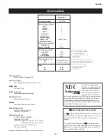 Preview for 4 page of Sony KD-34XBR2 - 34" Hdtv Fd Trinitron Wega Service Manual