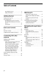 Preview for 2 page of Sony KD-60X690E Operating Instructions Manual