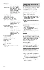 Preview for 22 page of Sony KD-60X690E Operating Instructions Manual