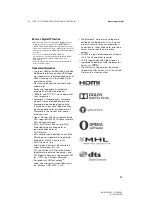 Preview for 21 page of Sony KD-65S8500C Reference Manual