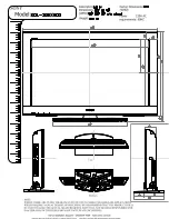 Preview for 1 page of Sony KDL-32EX500 - Bravia Ex Series Lcd Television Dimensions