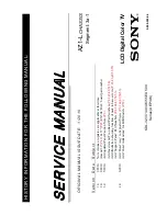 Preview for 1 page of Sony KDL-32EX500 - Bravia Ex Series Lcd Television Service Manual