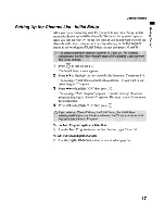 Preview for 17 page of Sony KDL-32S2000 - Bravia Lcd Hdtv Operating Instructions Manual