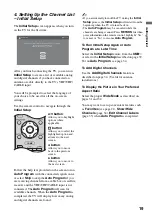 Preview for 19 page of Sony KDL-40WL135 - 40" Bravia Wl-series Lcd Television Operating Instructions Manual