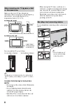 Preview for 8 page of Sony KDL-40WL140 - Bravia Lcd Television Operating Instructions Manual