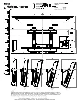 Preview for 2 page of Sony KDL-46EX400 - Bravia Ex Series Lcd Television Dimensions