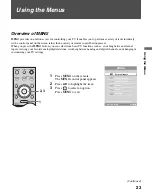 Preview for 23 page of Sony KDL-46V25L1 Operating Instructions Manual