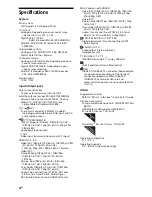 Preview for 4 page of Sony KDL-47W80XA Reference Manual