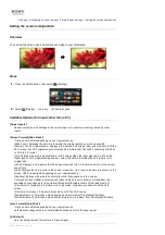 Preview for 137 page of Sony KDL-50W705B Manual