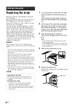 Preview for 48 page of Sony KF-E42A10 Operating Instructions Manual