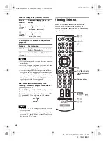 Preview for 42 page of Sony KF-WE42 Operating Instructions Manual