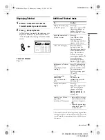 Preview for 43 page of Sony KF-WE42 Operating Instructions Manual