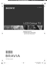 Preview for 1 page of Sony KLV-32V300A Operating Instructions Manual