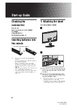 Preview for 4 page of Sony KLV-40Z450A Operating Instructions Manual