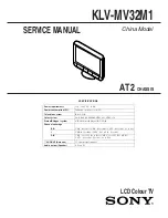 Sony KLV-MV32M1 Service Manual preview