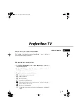 Preview for 33 page of Sony KP-41PX1K Instruction Manual