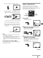 Preview for 19 page of Sony KP-41T25 - 41" Color Rear Video Projector Operating Instructions Manual