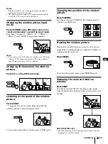 Preview for 25 page of Sony KP-41T25 - 41" Color Rear Video Projector Operating Instructions Manual