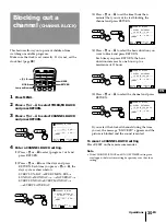 Preview for 35 page of Sony KP-41T25 - 41" Color Rear Video Projector Operating Instructions Manual