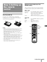 Preview for 13 page of Sony KP-41T35 - 41" Projection Tv Operating Instructions Manual