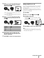 Preview for 17 page of Sony KP-41T35 - 41" Projection Tv Operating Instructions Manual