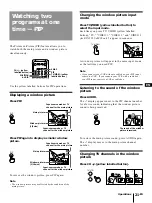 Preview for 21 page of Sony KP-41T35 - 41" Projection Tv Operating Instructions Manual