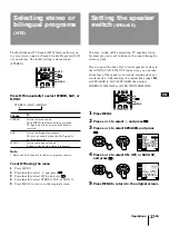 Preview for 27 page of Sony KP-41T35 - 41" Projection Tv Operating Instructions Manual